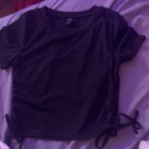I’m selling a black shirt from Shein.